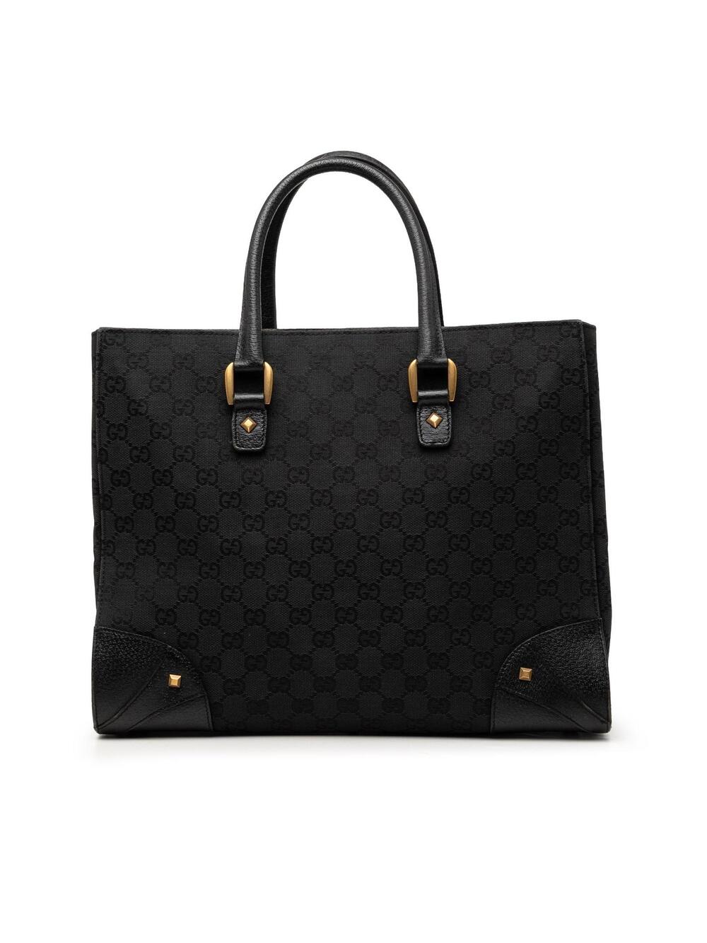 Gucci Gg Canvas Nailhead Handbag Pre- #372072G57B
